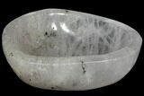 Polished Quartz Bowl - Madagascar #117449-1